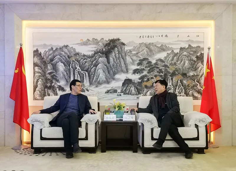 集团党委书记、董事长滕鸿儒到兰州有色冶金设计研究院有限公司参观考察